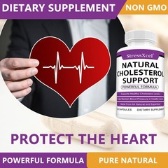 Cholesterol Supplement Support Circulation,Natural Ingredient,30/60/120 Capsules