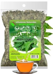 HOJA DE NEEM TE (Dried Neem Leaves) 4 oz FOR TEA and Cooking harvested from Natu