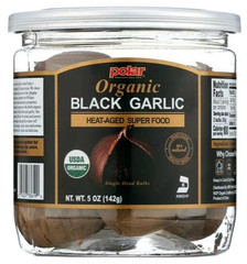 MW Polar Organic Black Garlic Naturally Cured Whole Bulbs, 5 oz Jar