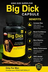 #NEW XXXL GAIN 12+ INCHES PENIS-ENLARGER GROWTH 60 CAPSULES ! FASTER GROWTH