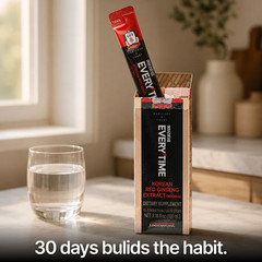 Jung Kwan Jang Everytime Original 6-Year Korean Red Ginseng 10 mL 30 Sticks