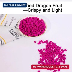 Freeze-Dried Dragon Fruit 7.05Oz/200G, Freeze-Dried Fruit,Fruit Snacks, No Added