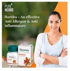 Himalaya Haridra 60 Tablets | Herbal Skin Wellness |Buy 2 Get 1 Free | Free Ship