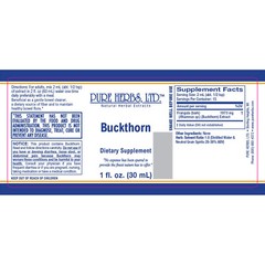Pure Herbs: Buckthorn – 1 oz.