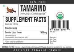 Organic Tamarind Juice Powder Immune System Booster Tamarindus Indica