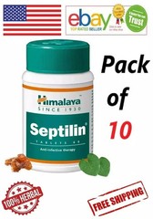 Himalaya Septilin Herbal Ayurvedic 10X60= 600 Tablets ) -Fast+ Free Shipping