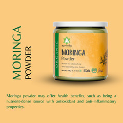 Moringa oleifera Leaf Powder 100% Pure Natural Superfood Gluten Free – 5.29 Oz