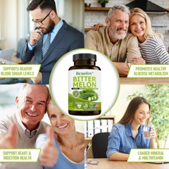 Bitter Melon Capsules Regulates Blood Sugar Levels Weight Loss Enhances Immunity
