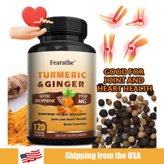 Turmeric 95% curcumin 1950mg extract Turmeric black pepper antioxidant best