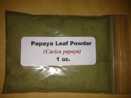 1 oz. Papaya Leaf Powder (Carica papaya)