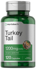 Turkey Tail Mushroom Capsules 1200mg | 120 Count | Non-GMO | by Horbaach