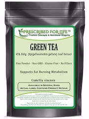 Green Tea – 45% EGCg Natural Leaf Extract Powder (Camellia sinensis), 1 kg