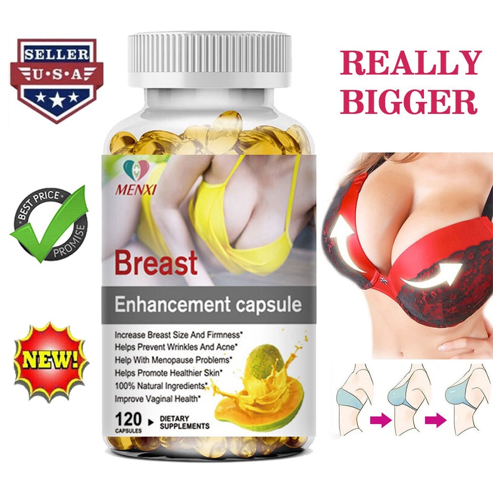 120 Capsules Pueraria Mirifica Breast Bust Enlargement Female Estrogen Hormone