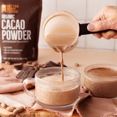Organic Cacao Powder, Rich Chocolate Flavor, Non-GMO, Gluten-Free, Cocoa,16 ounc