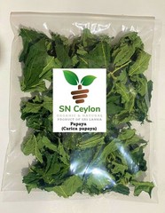 Papaya leaves Dried Carica papaya Natural Ceylon Herbal Non-GMO 3.5oz- 26.5oz