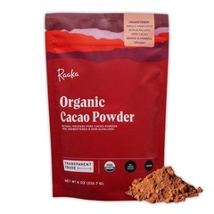 Raaka Chocolate Organic Cacao Powder – Unsweetened, Non-Alkalized, Perfect for B