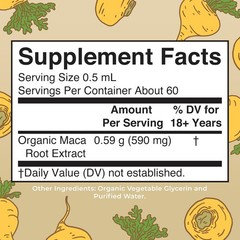New Maca Root Drop Bottle