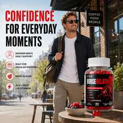 HORSE GELATIN Gummies, -Body Wellness, Daily Fuel – Unleashed Men The Beast