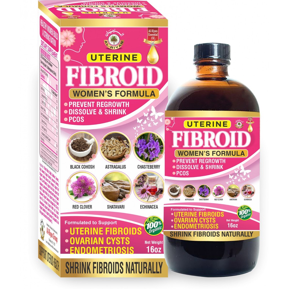 100 % Organic Uterine Fibroid Women’s Formula By Al-Riyan, 16 oz Free Shipping