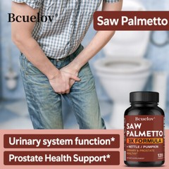 Saw Palmetto Supplement Urinary System & Prostate Function Health Support