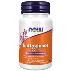 Nattokinase 60 Vcaps 100 mg by Now Foods