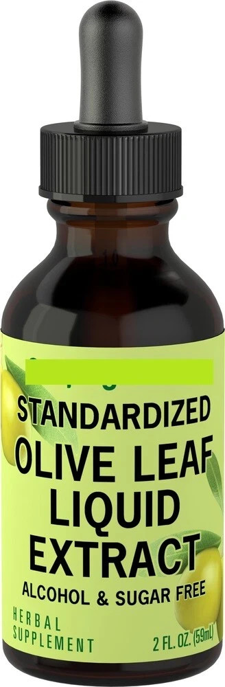 Liquid Olive Leaf Extrac 2000mg 2oz Alcohol and Sugar Free Oleuropein Herbal