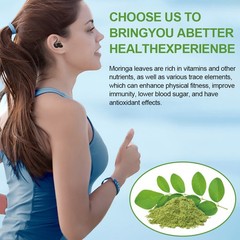 Moringa Oleifera Leaf Capsules NON GMO – All Natural – Made Fresh On Demand!