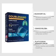 18PCS DoubleNano Advanced Lung Detoxification Plaster，Ourlyard Double Nano