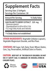 Saw Palmetto Berries – Saw Palmetto Extract 320mg – Testosterone Pills XL 1B
