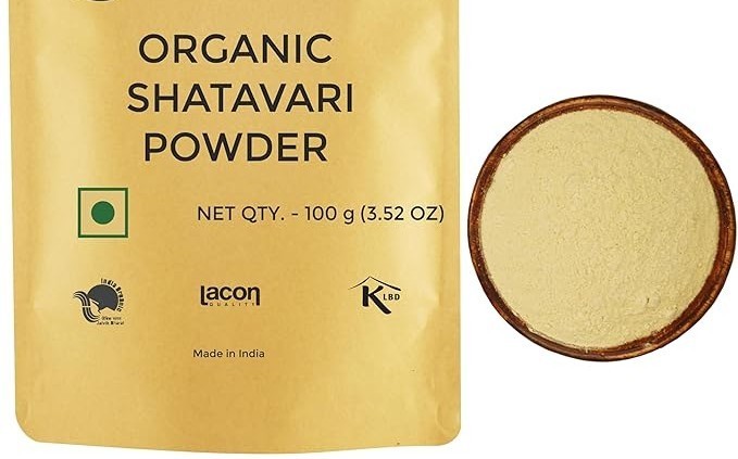 Organic Shatavari Satawar Asparagus Racemosus Pure Roots Powder 3.52 oz (100g)