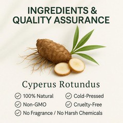 Cyperus Rotundus Oil for Hair Removal 2 PACKS – 100% Pure Natural Cyprus Oil ?