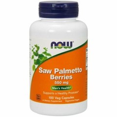 Saw Palmetto Berries 550 mg 100 Caps By Now Foods