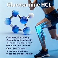 Glucosamine Chondroitin Msm Hyaluronic Acid Joint Health Support 30-120 Capsules