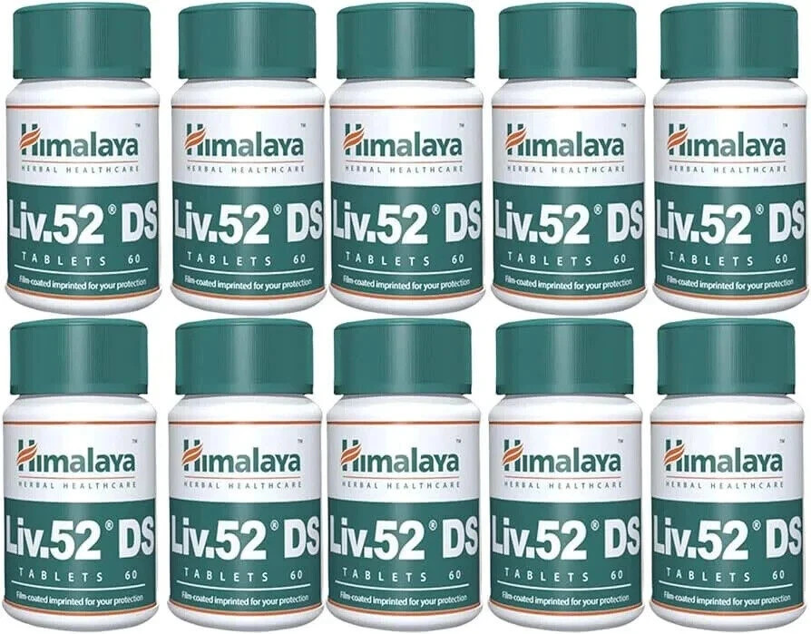 Pack of 10 Bottles LIV52 DS 600 Tabs – Long Expiry & Free Shipping