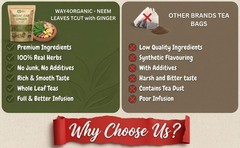 Neem Tea with Ginger – 8 oz (2 Pack) – Caffeine-Free – Immunity & Digestive