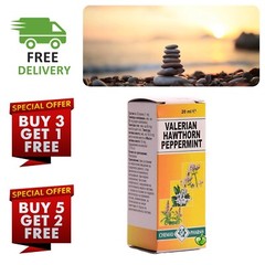 Natural Stress Relief Sleep Aid Drops Mint Hawthorn Valerian Calming Anxiety