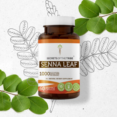 Secrets Of The Tribe Senna Leaf Capsules, 500 mg