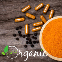Turmeric & Black Pepper Capsules 60–120 Ct | 600mg Curcumin | Joint Inflammation