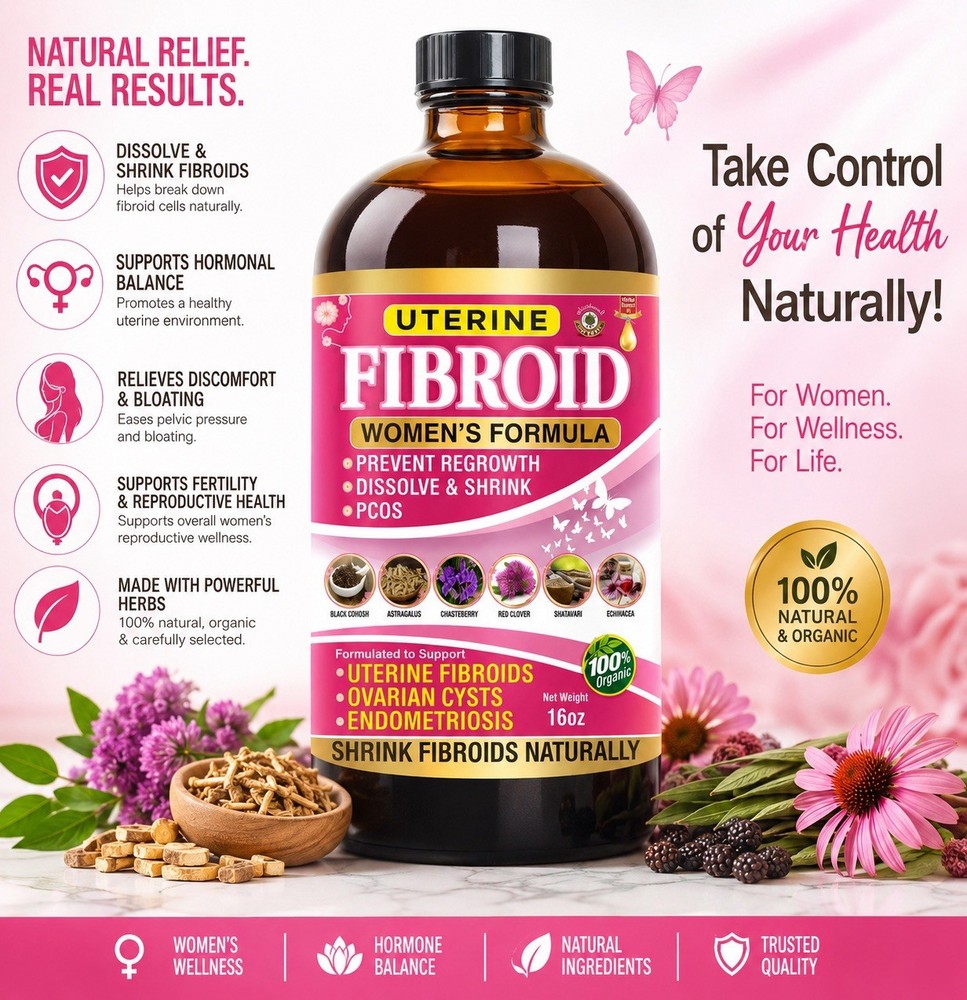 100 % Organic Uterine Fibroid Women’s Formula By Al-Riyan, 16 oz Free Shipping
