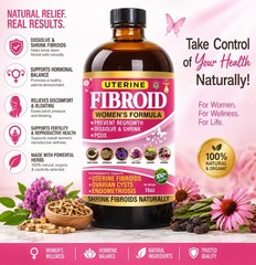100 % Organic Uterine Fibroid Women’s Formula By Al-Riyan, 16 oz Free Shipping