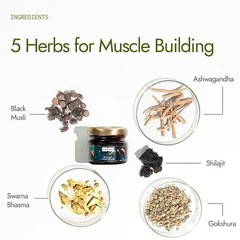 Kapiva Shilajit/Shilajeet Resin 20gm, Boost Muscle Growth & Stamina, 40 Servings