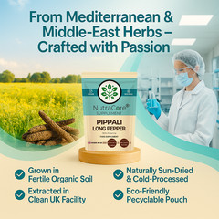 Pippali Capsules (Long Pepper)-6000mg (90% Piperine)-Heartburn & Indigestion