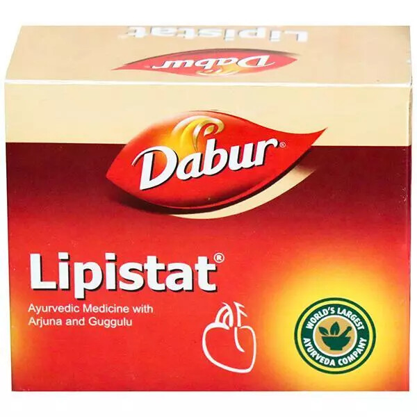 Dabur Lipistat Capsules (50caps) Cholesterol Reduction Herbal Ayurvedic