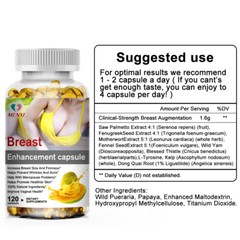 STRONG PUERARIA MIRIFICA FEMALE BREAST GROWTH FIRMING CAPSULES SUPPLEMENT 5000MG
