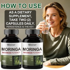 Moringa Capsules-Digestion & metabolic support, antioxidant support