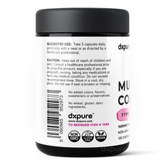 Multi Collagen Peptides Types I,II,III,V,X – 1600mg – 120 Capsules