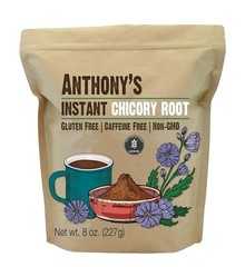 8 oz Instant Chicory Root – Non-GMO, Gluten Free, Sugar-Free Coffee Substitute