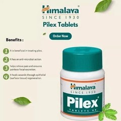 Himalaya Pilex Tablets Ayurvedic Herbal Wellness 60 Tabs Pack of 15 Exp Jul 2028