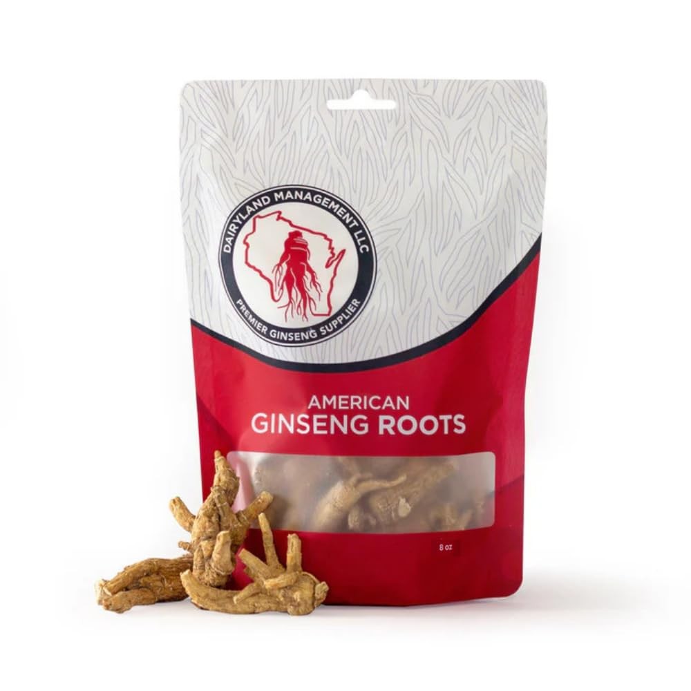 Dairyland American Ginseng Roots 西洋参 – 8 oz Pack of Wisconsin Ginseng Root – …