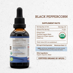 Secrets Of The Tribe Black Peppercorn Tincture Alcohol-FREE